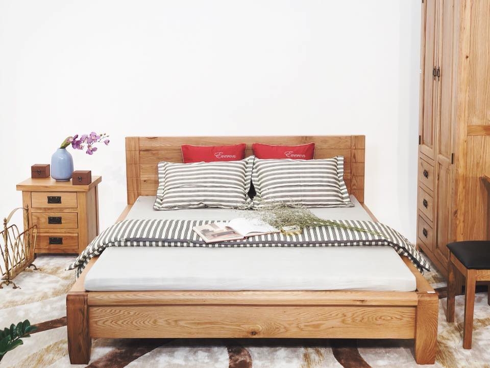 giường gỗ Bình Dương
