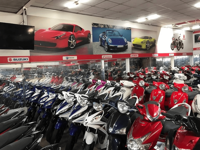 cửa hàng xe máy Bình Dương